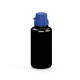 Trinkflasche School Colour 0,7 l - schwarz/blau